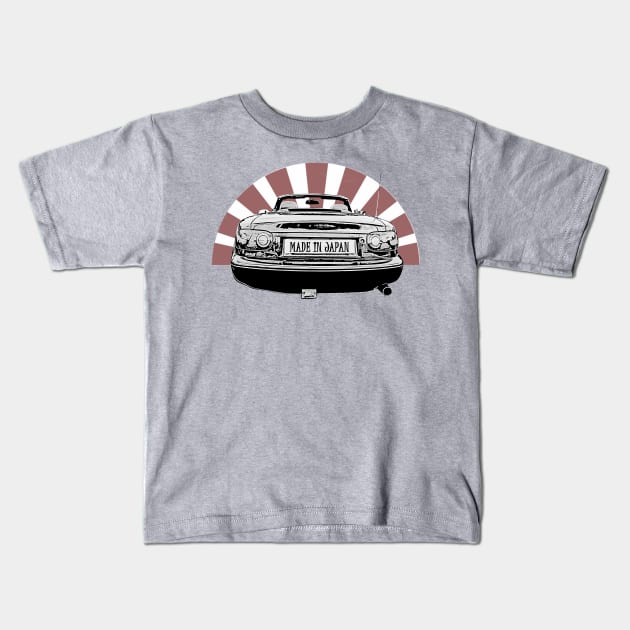 Miata Made in Japan v2 Kids T-Shirt by mudfleap